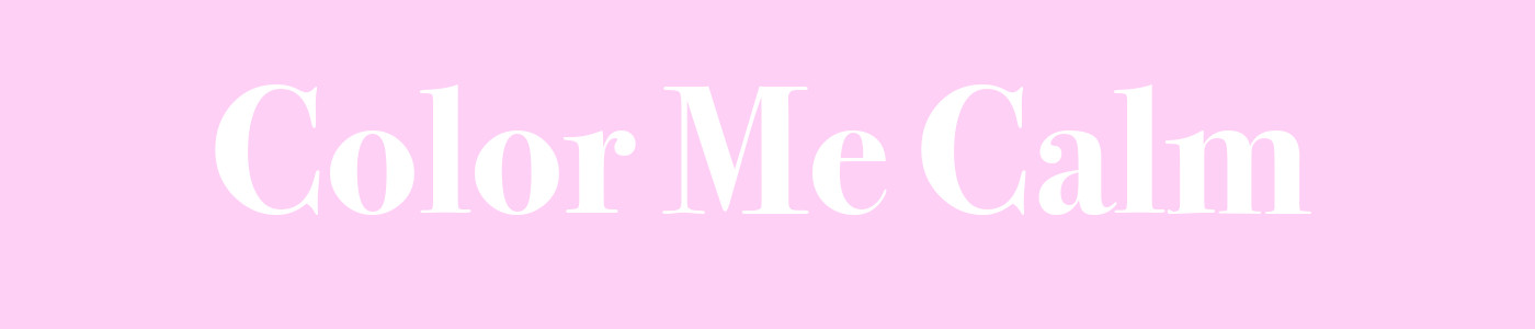 Color Me Calm Banner