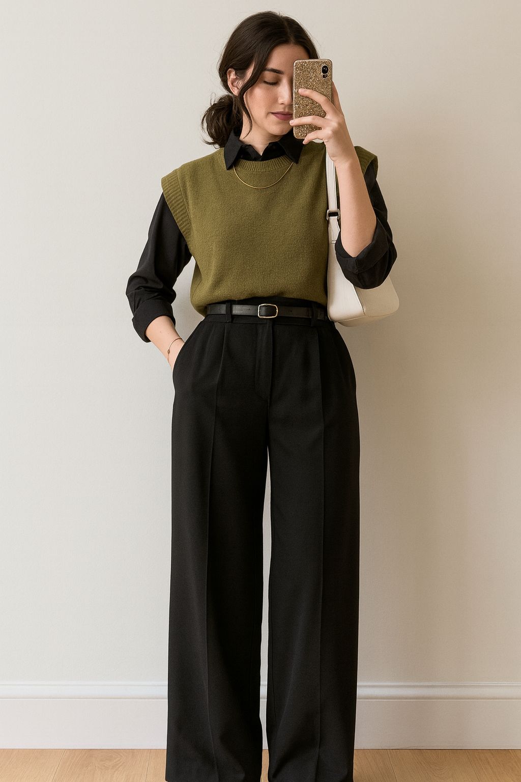 Vests and pants outfit