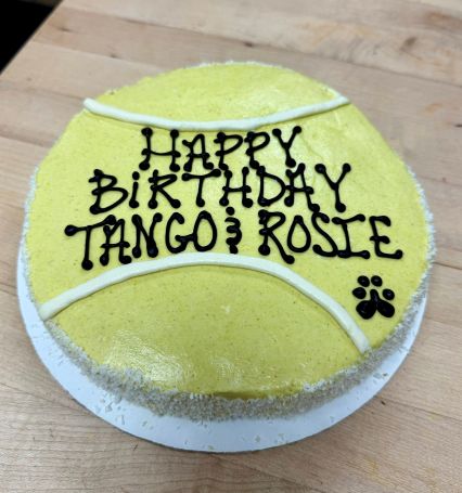 5 inch round dog cake