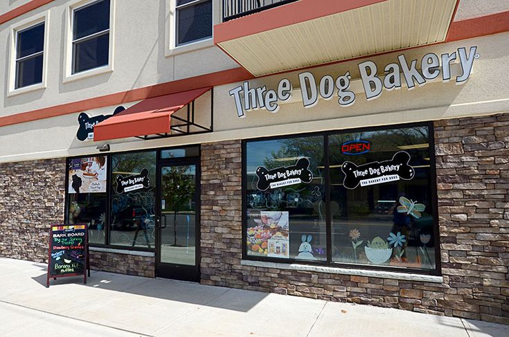 Exterior view of Three Dog Bakery storefront in Kingston Pennsylvania