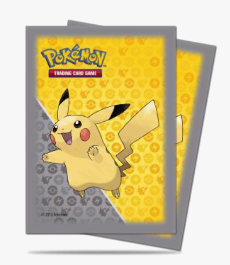 Card Sleeves with pikachu on them