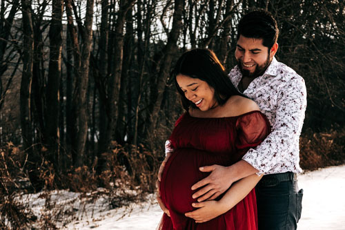 Couple maternity picture