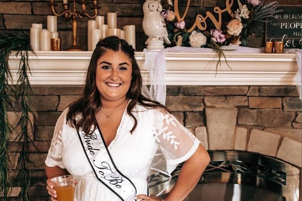 Bride at Wedding Shower