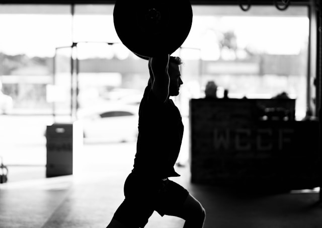 Person lifting weights